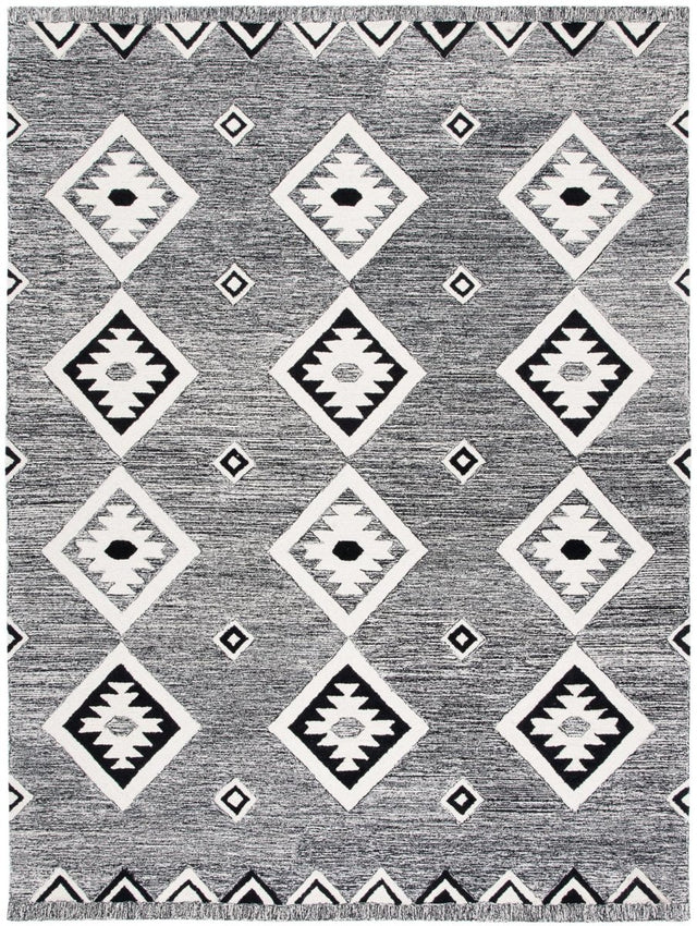 Safavieh Aspen Apn814Z Black/Ivory Rug.