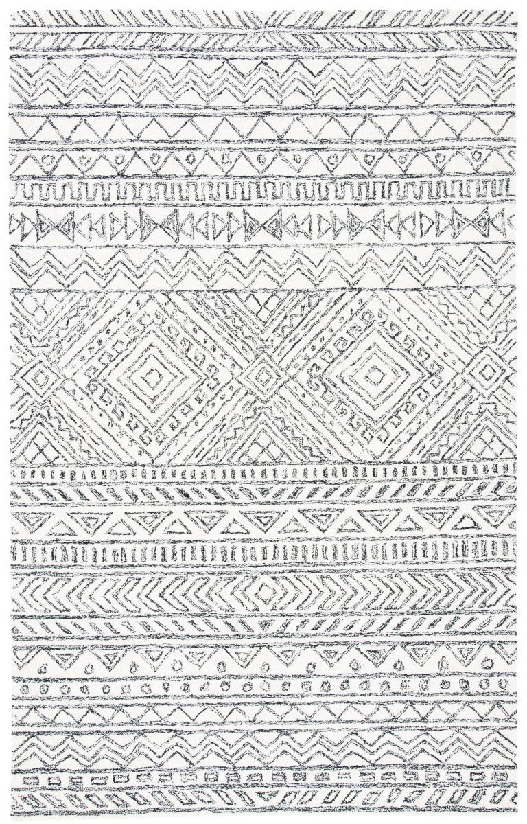 Safavieh Aspen Apn821A Ivory/Black Rug.