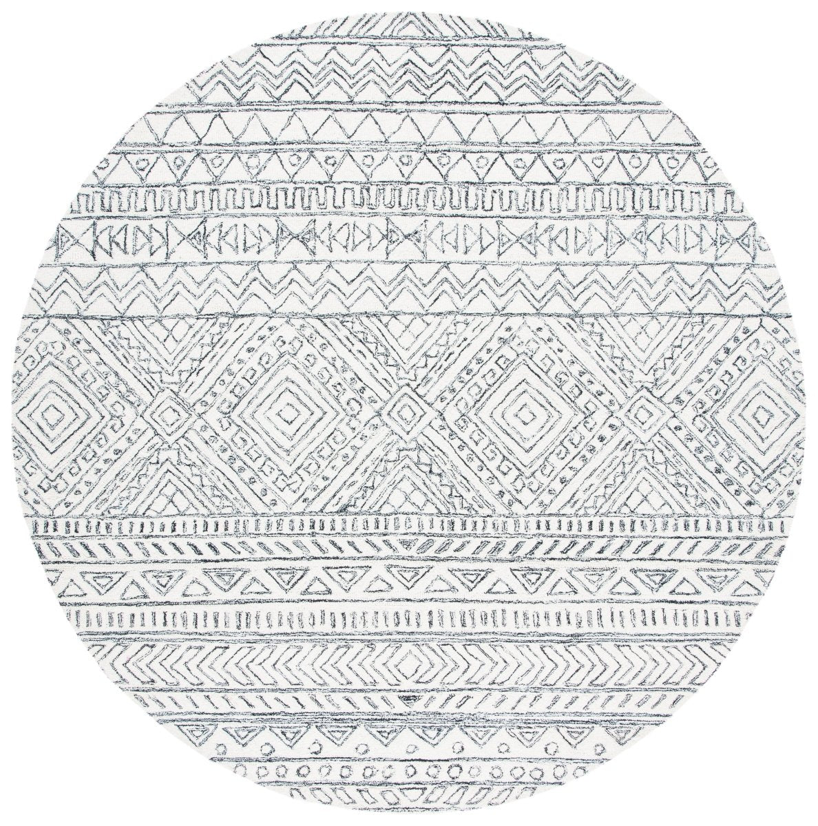 Safavieh Aspen Apn821A Ivory/Black Rug.