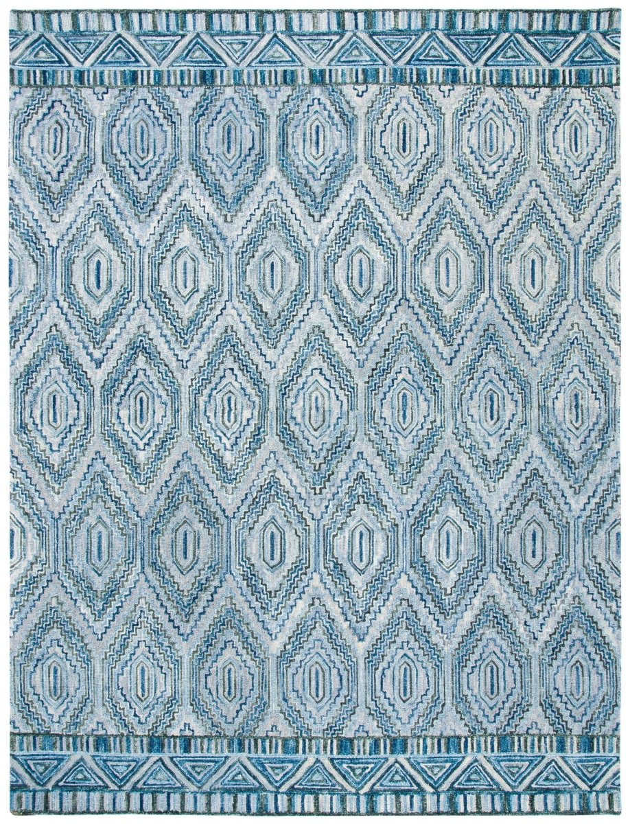 Safavieh Aspen Apn823F Grey/Blue Rugs.