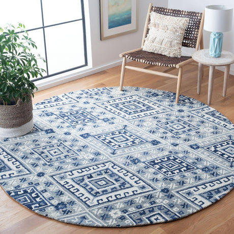 Safavieh Aspen Apn826F Grey/Navy Rugs.