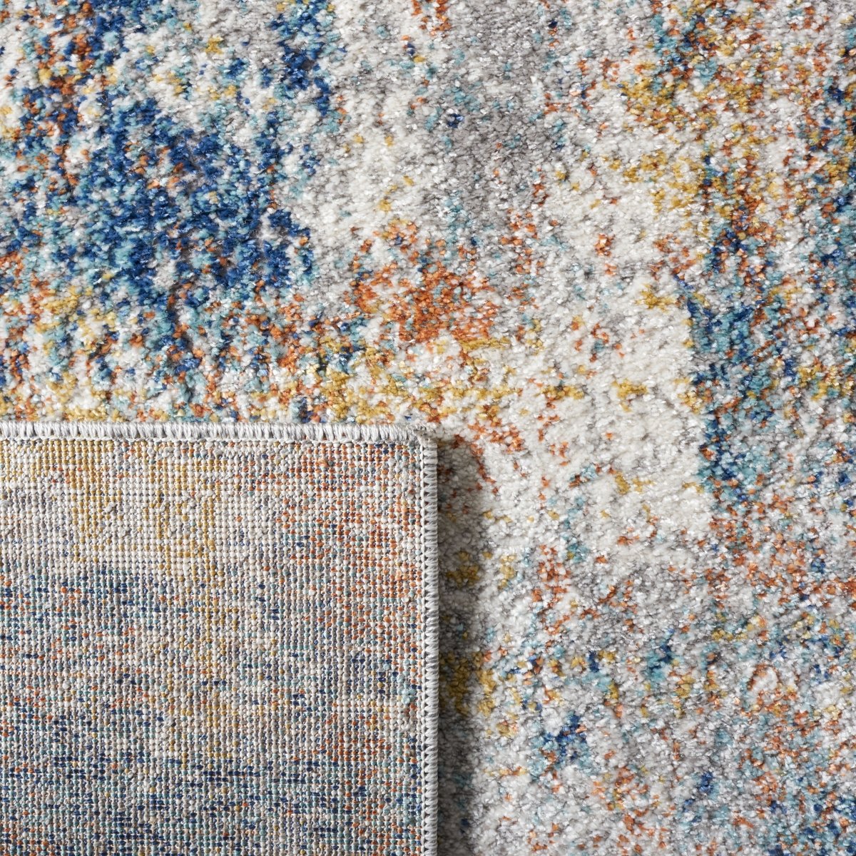 Safavieh Aston Asn704M Navy/Gold Rugs.
