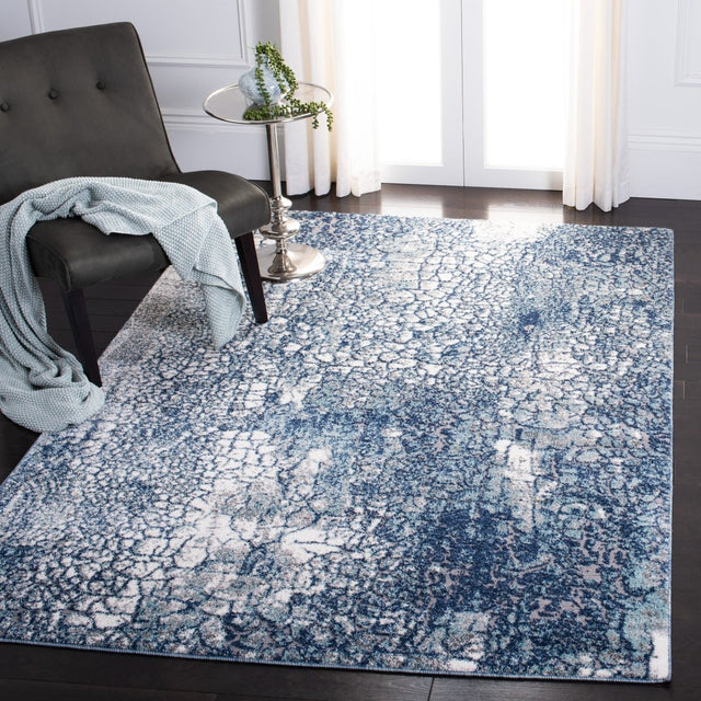 Safavieh Aston Asn706N Navy/Grey Rugs.