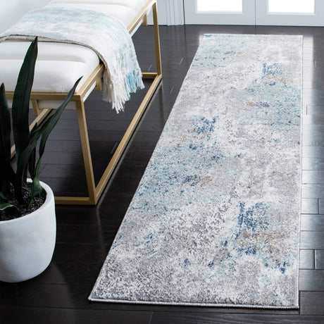 Safavieh Aston Asn708F Grey/Blue Rugs.