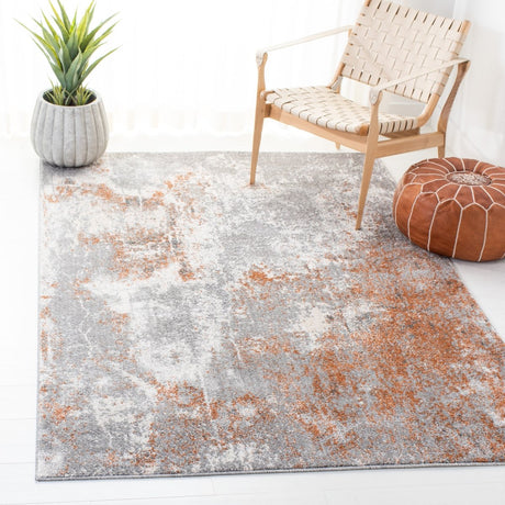 Safavieh Aston Asn708P Grey/Rust Rugs.