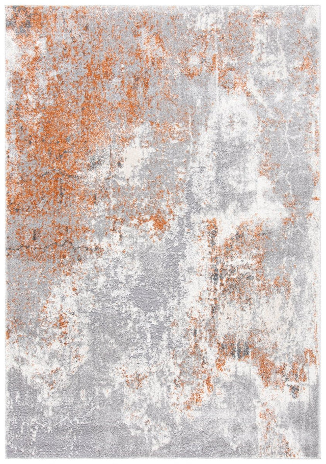 Safavieh Aston Asn708P Grey/Rust Rugs.
