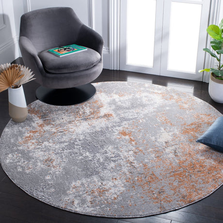 Safavieh Aston Asn708P Grey/Rust Rugs.