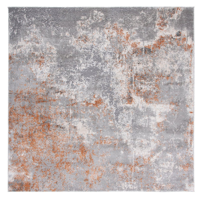 Safavieh Aston Asn708P Grey/Rust Rugs.