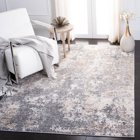 Safavieh Aston Asn710F Light Grey/Grey Rug.