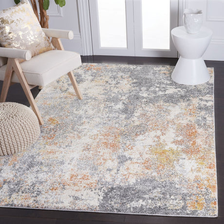 Safavieh Aston Asn710G Grey/Gold Rug.