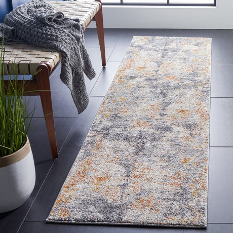 Safavieh Aston Asn710G Grey/Gold Rug.