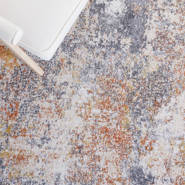 Safavieh Aston Asn710G Grey/Gold Rug.