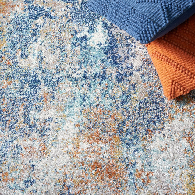 Safavieh Aston Asn710L Navy/Gold Rugs.