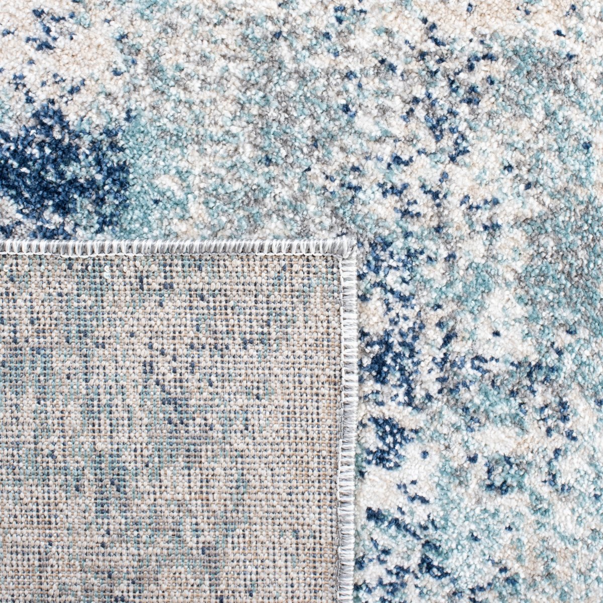 Safavieh Aston Asn710M Ivory/Blue Rug.