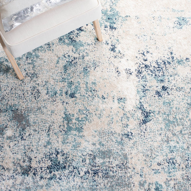 Safavieh Aston Asn710M Ivory/Blue Rug.