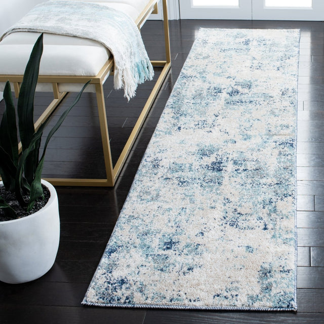 Safavieh Aston Asn710M Ivory/Blue Rug.