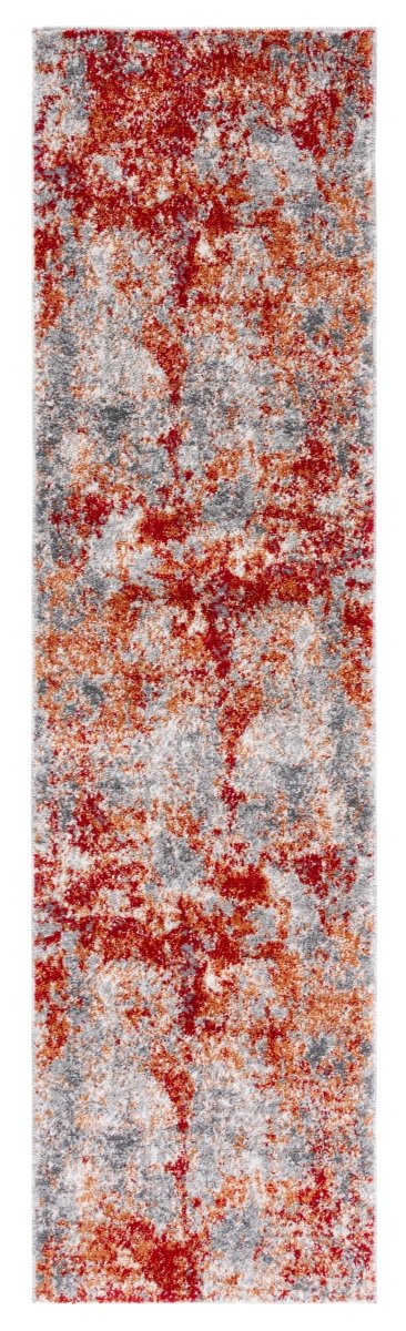 Safavieh Aston Asn710Q Red/Grey Rugs.