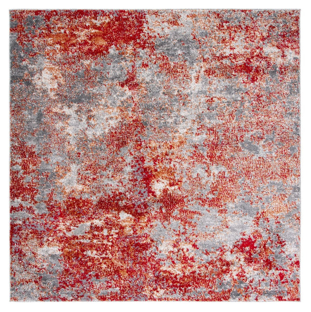Safavieh Aston Asn710Q Red/Grey Rugs.