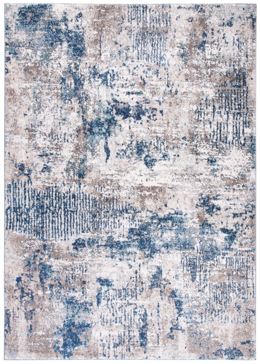 Safavieh Aston Asn712F Grey/Navy Rugs.