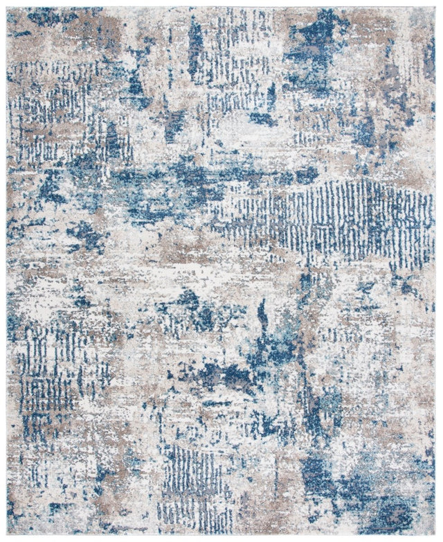 Safavieh Aston Asn712F Grey/Navy Rugs.