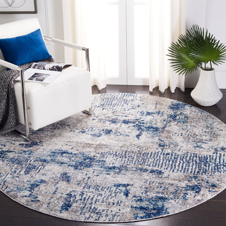 Safavieh Aston Asn712F Grey/Navy Rugs.