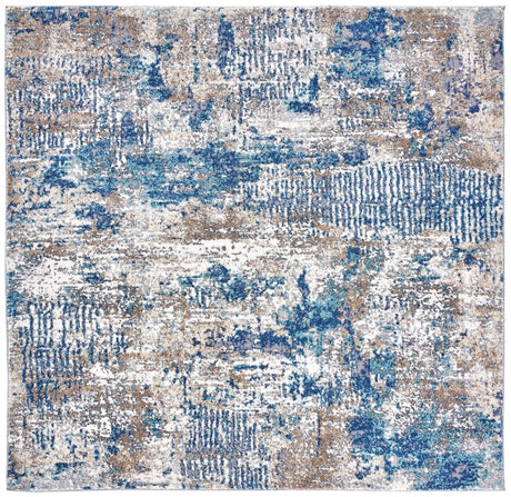 Safavieh Aston Asn712F Grey/Navy Rugs.