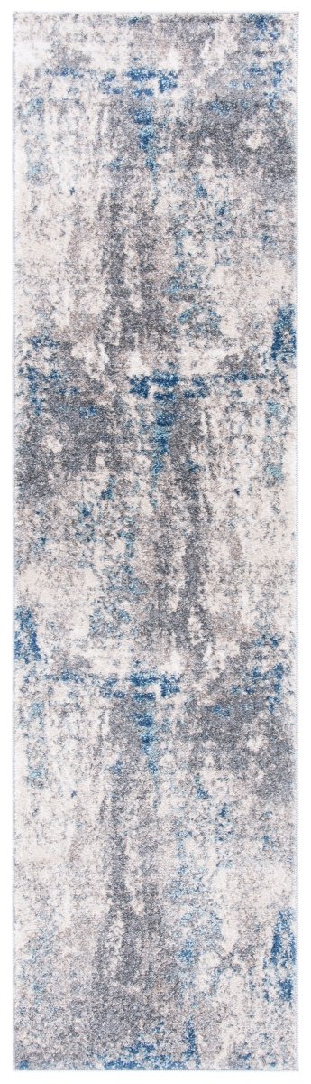 Safavieh Aston Asn718F Grey/Navy Rug.