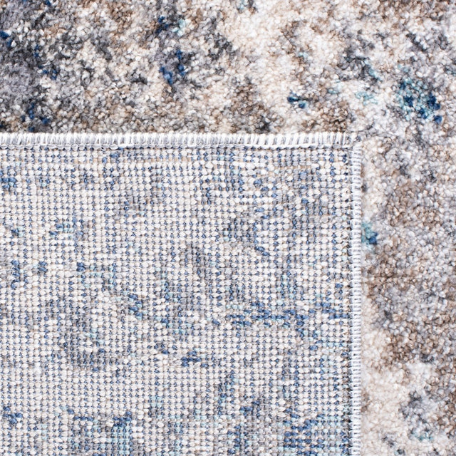 Safavieh Aston Asn718F Grey/Navy Rug.