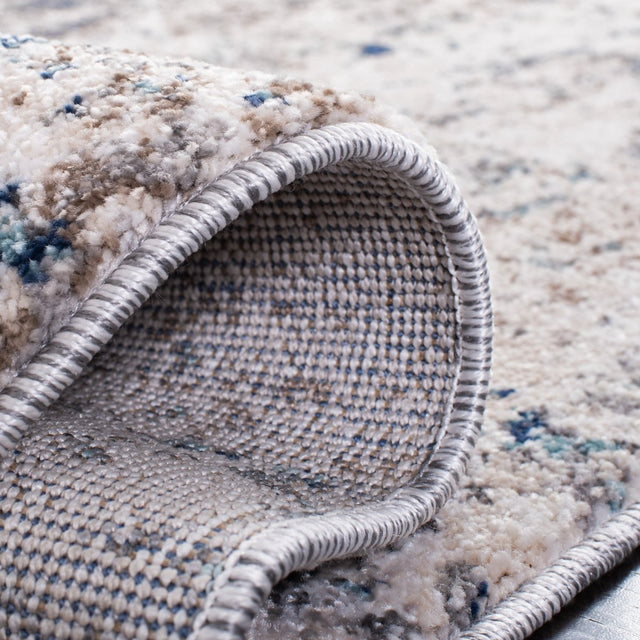 Safavieh Aston Asn718F Grey/Navy Rug.