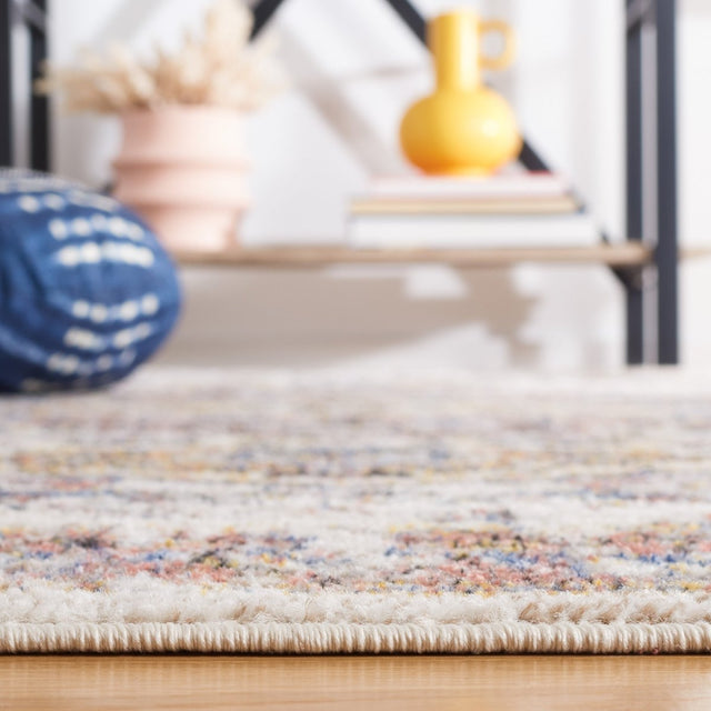 Safavieh Astoria Asa402A Ivory/Blue Rust Rug.