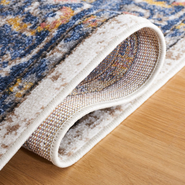 Safavieh Astoria Asa404M Blue/Rust Rug.