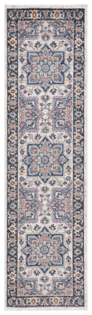Safavieh Astoria Asa404M Blue/Rust Rug.
