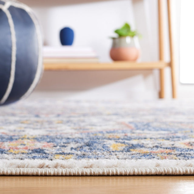Safavieh Astoria Asa404M Blue/Rust Rug.