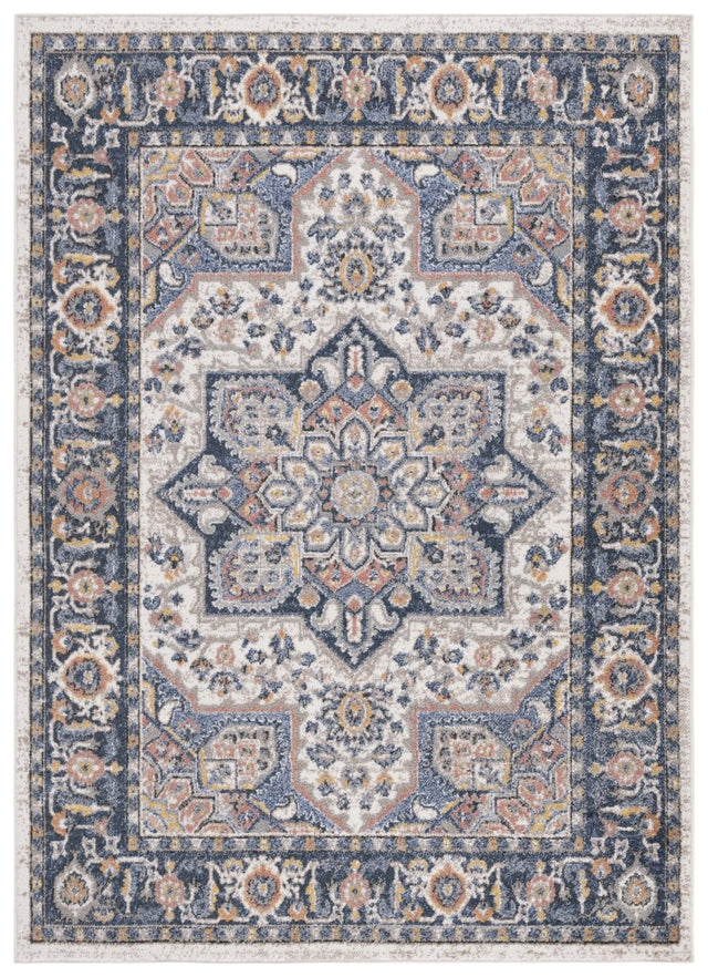 Safavieh Astoria Asa404M Blue/Rust Rug.
