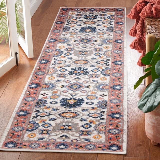 Safavieh Astoria Asa408A Ivory/Rust Rug.