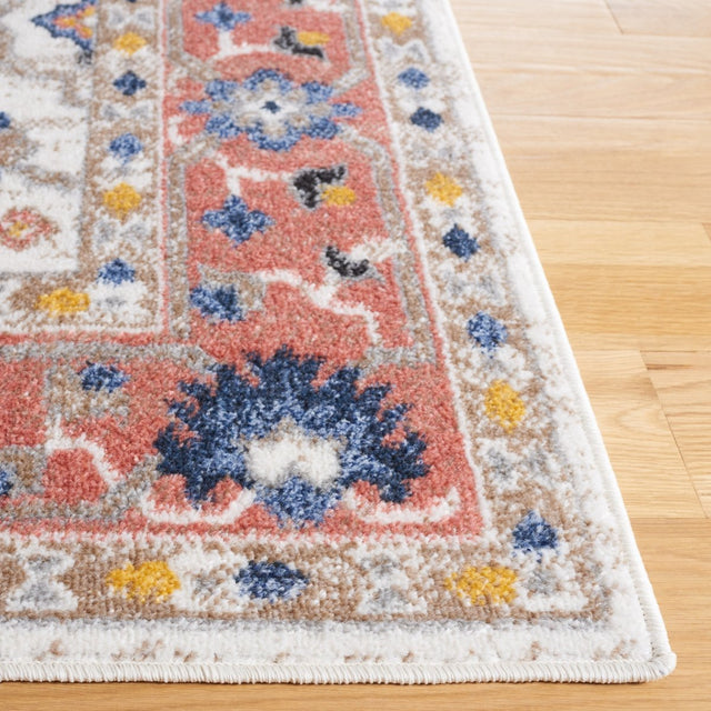 Safavieh Astoria Asa408A Ivory/Rust Rug.