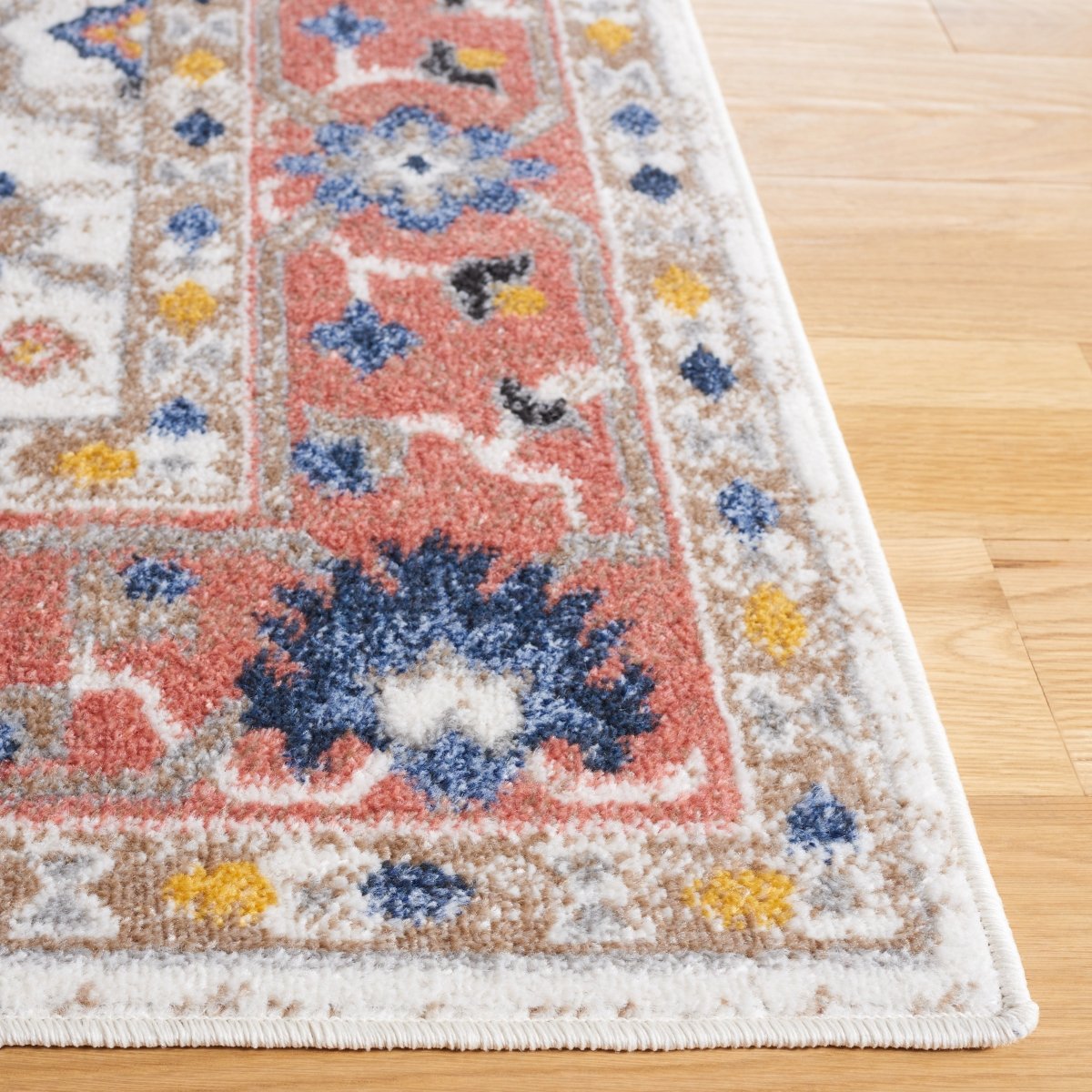Safavieh Astoria Asa408A Ivory/Rust Rug.