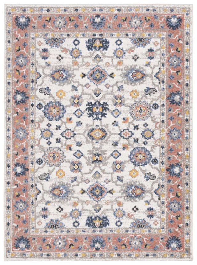 Safavieh Astoria Asa408A Ivory/Rust Rug.