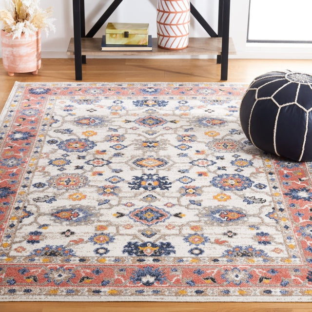Safavieh Astoria Asa408A Ivory/Rust Rug.
