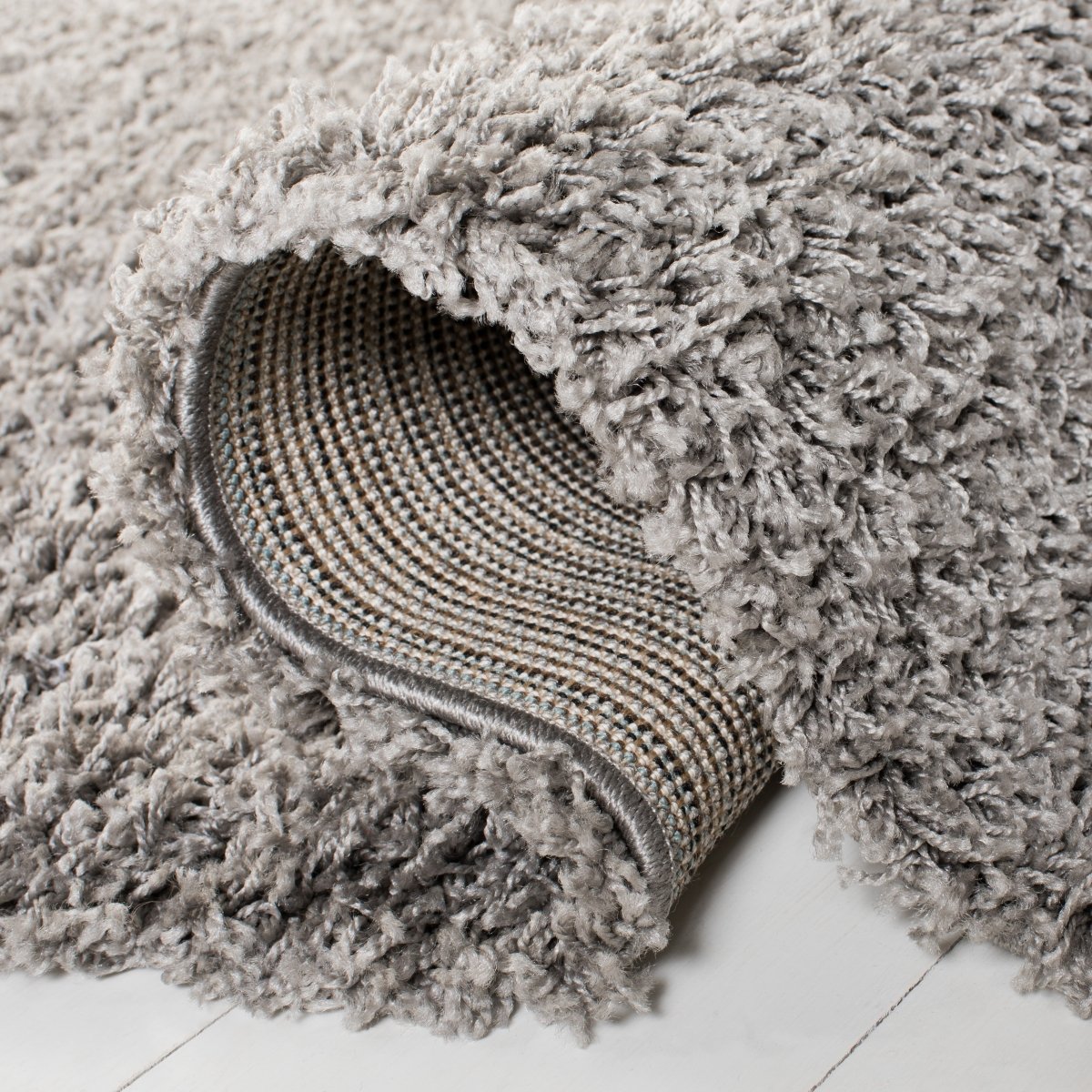 Safavieh Athens Shag Sgas119F Light Grey Rugs.