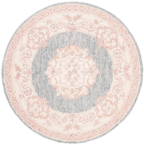 Safavieh Aubusson Aub101M Blue / Pink Rugs.