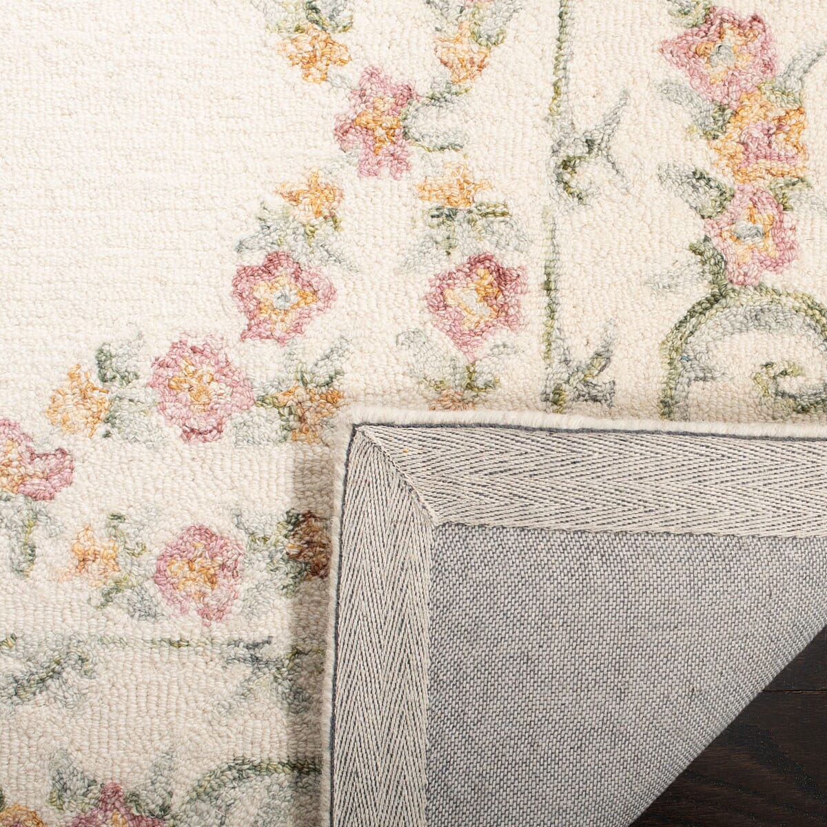 Safavieh Aubusson Aub102A Ivory/Pink Rug.