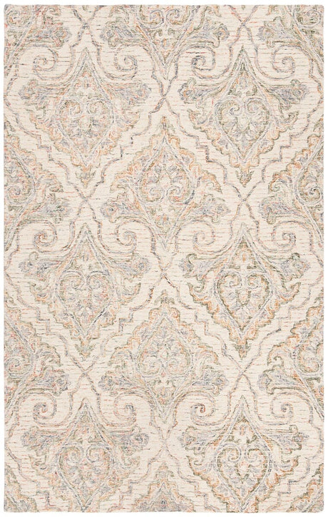 Safavieh Aubusson Aub103A Ivory / Green Rugs.