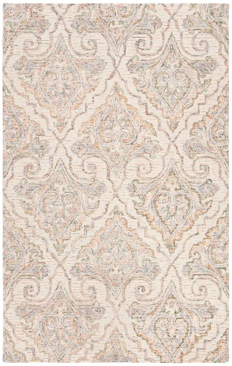 Safavieh Aubusson Aub103A Ivory / Green Rugs.