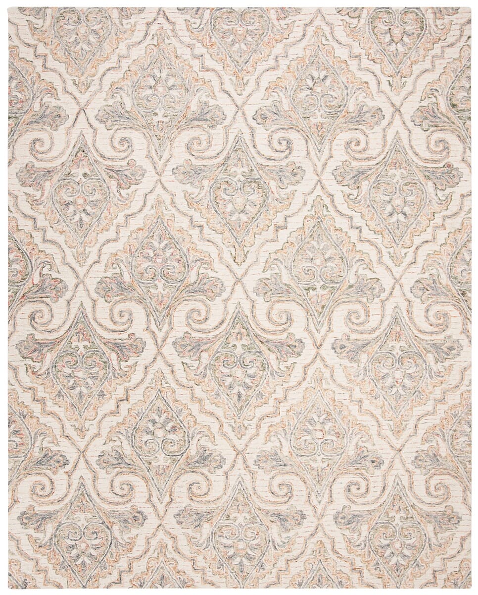 Safavieh Aubusson Aub103A Ivory / Green Rugs.