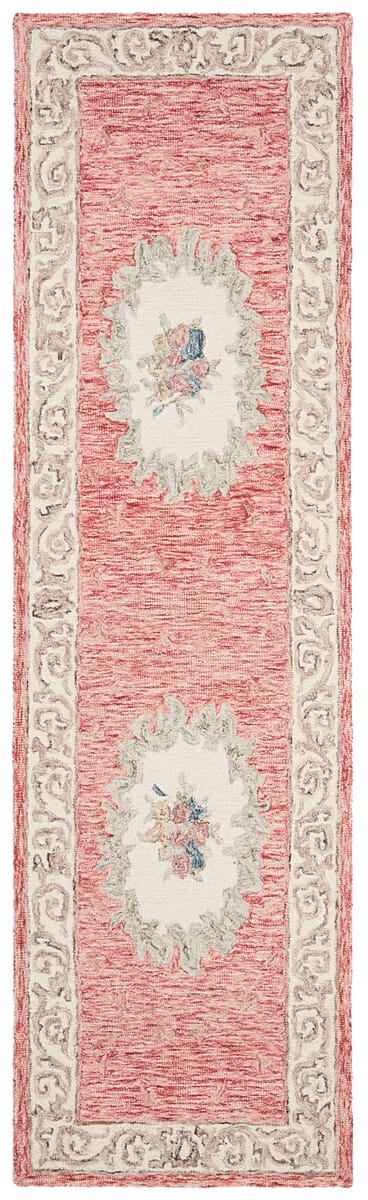 Safavieh Aubusson Aub105Q Red / Ivory Rugs.