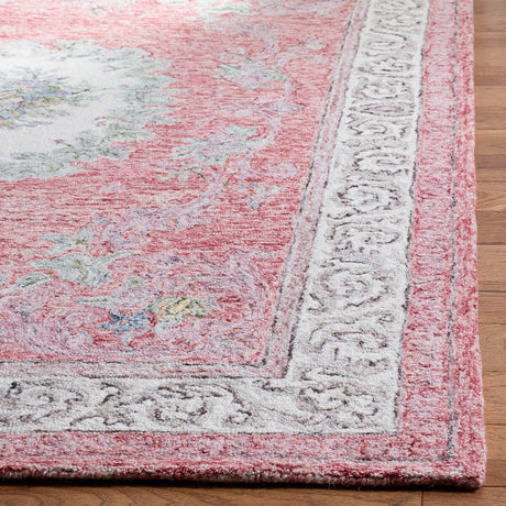 Safavieh Aubusson Aub105Q Red / Ivory Rugs.