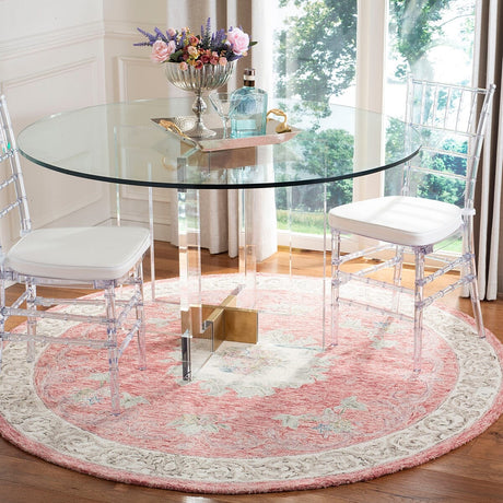 Safavieh Aubusson Aub105Q Red / Ivory Rugs.