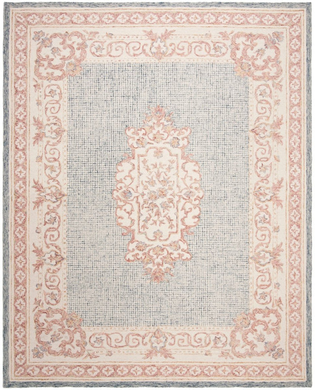 Safavieh Aubusson Aub106M Blue/Ivory Rugs.