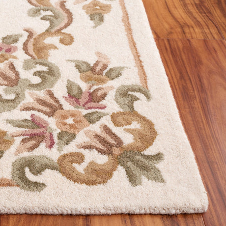 Safavieh Aubusson Aub301A Ivory/Green Rug.